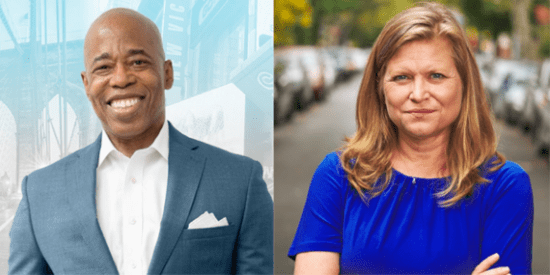 Eric Adams and Kathryn Garcia
